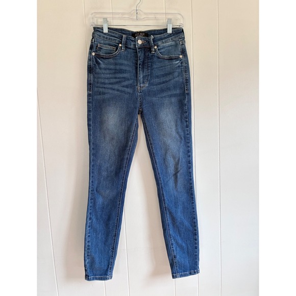 Judy Blue Denim - Judy Blue High Waisted Skinny Jeans Medium Wash Denim JB88799 MD Womens 5/27